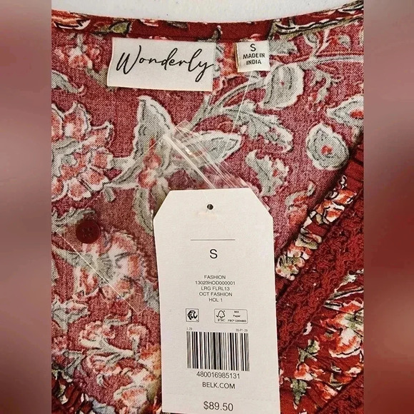 Wonderly Red Floral Maxi Dress - Picture 14 of 14